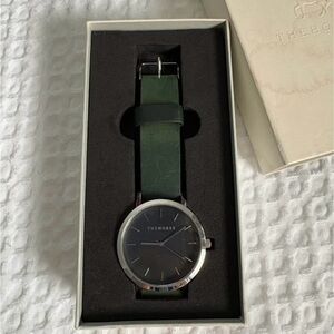 The Horse Green Leather Strap Watch